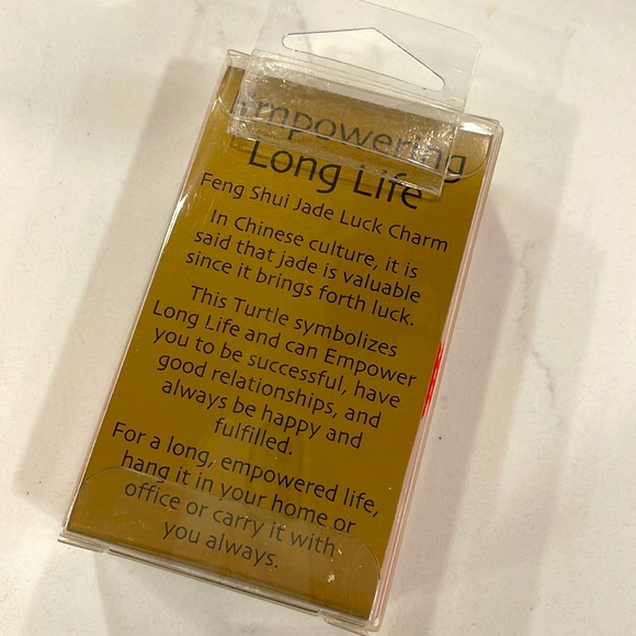 NWT Chinese Feng Shui Empowering Life Jade Charm - Picture 4 of 4